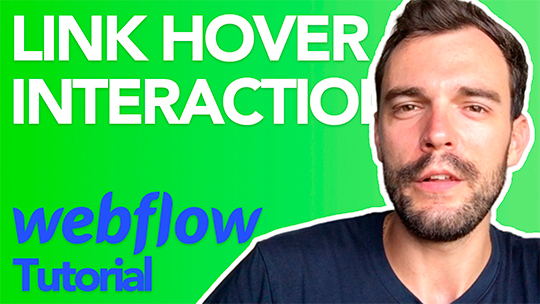 Thumbnail video Webflow tutorial Youtube
